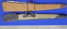 Vinyl Rifle Carrying Cases Set of two older vinyl rifle type carrying cases.  Both are good with som