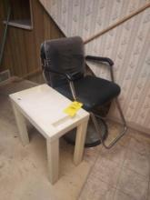 Hairdressers Chair & Plastic Stand