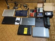 Assorted Laptops, virtual reality headset, Electronics