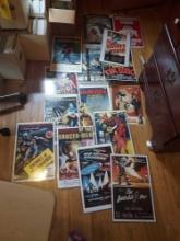 Large Assortment of Reproduction Movie Posters & Modern Prints