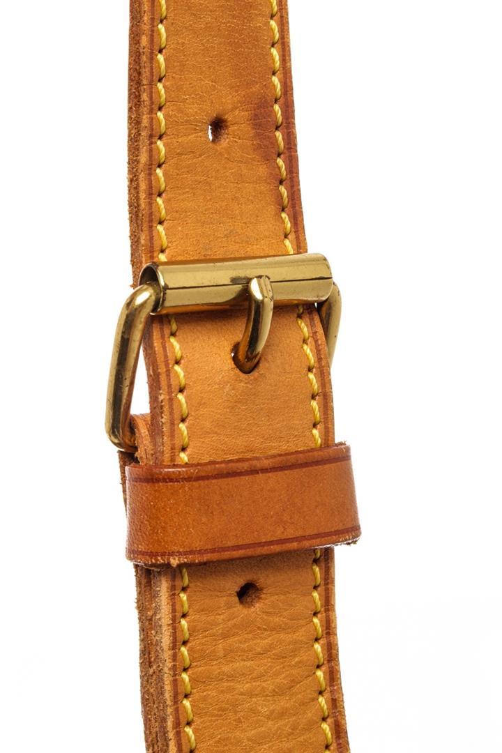 Louis Vuitton Brown Monogram Leather Saumur 35 Shoulder Bag