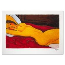 Nudo Sdraiato Con Le Mani Dietro La Testa by Modigliani, Amedeo