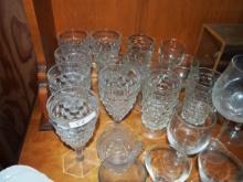 Fostoria American Clear glassware set